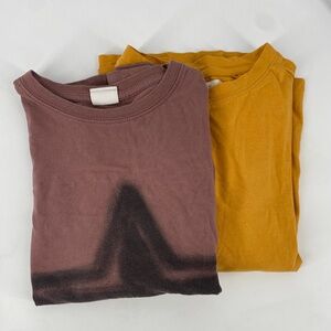 Pre-Owned two boy Zara Long Sleeve T-Shirts (Size 10)